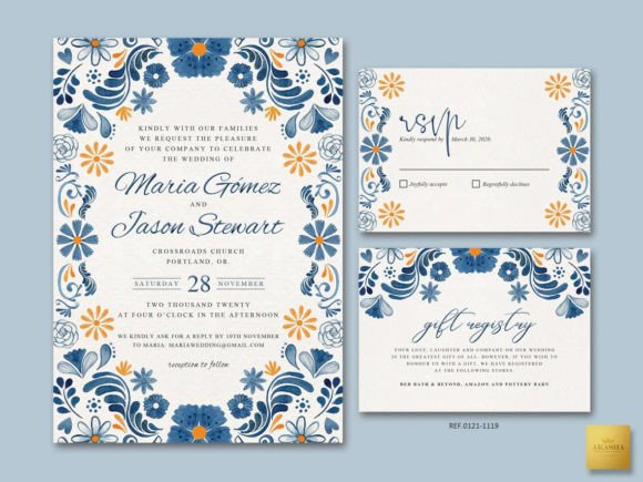 Download Mexican Theme Wedding Set 12 Template - Premium Resources
