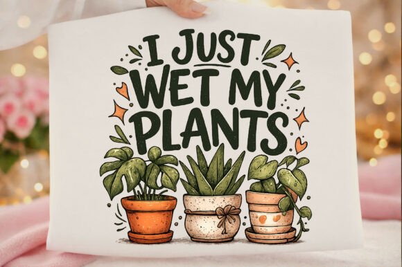 Download I Just Wet My Plants Gardening Plant PNG - Garden Collection