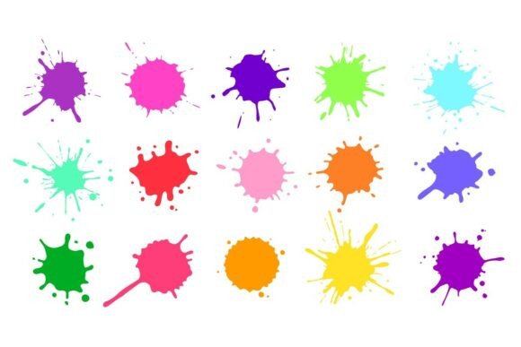 Download Color Paint Splatter. Colorful Ink - Ink Collection
