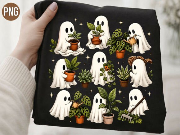 Download Ghost Garden Plant Lover Halloween Shirt - Garden Collection