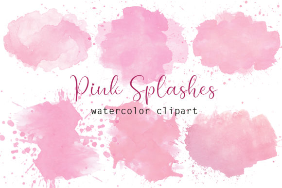 Download Splash Pink  Brush Stroke Clipart - Ink Collection