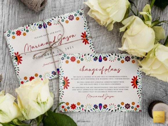 Download Mexican Theme Save the Date Card - Mexican theme Collection
