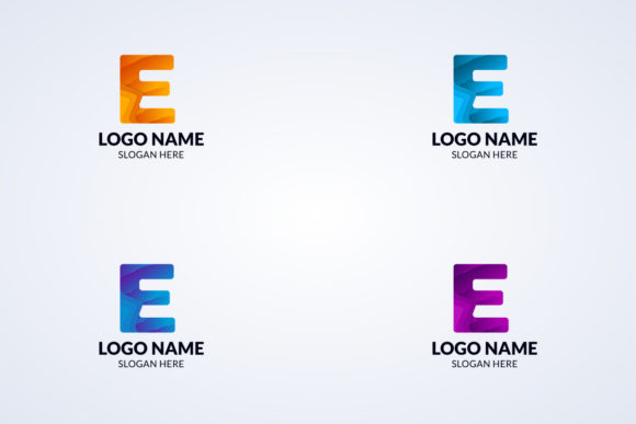 Download E Typography Modern Abstract Logo - Typography Collection